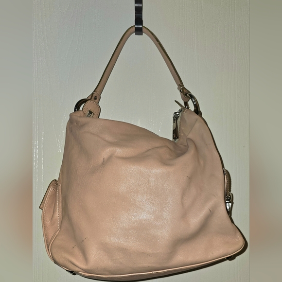 Authentic Marc Jacobs Leather Satchel - Shoulder Bag Beige With Blush Hue - Picture 2 of 15